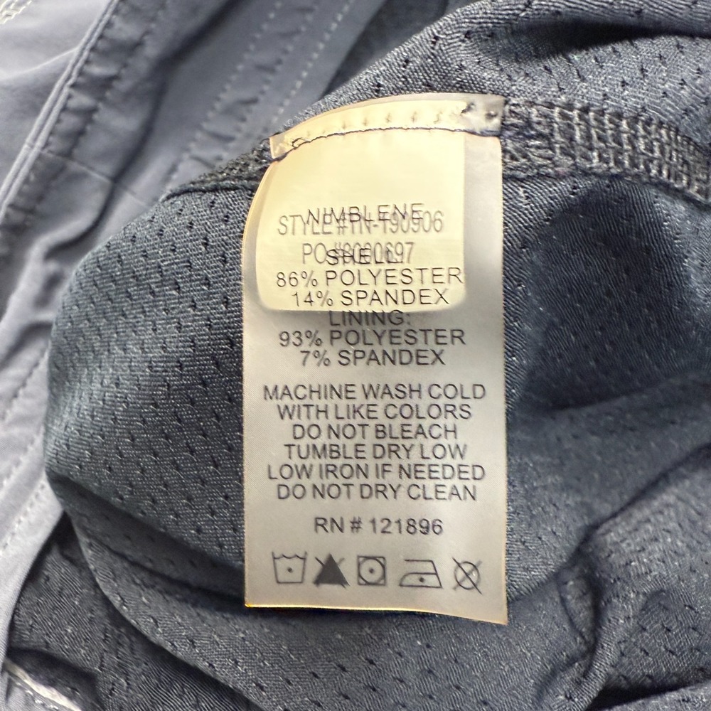 Title Nine Skort Skirt Size 8 Gray Zip‎ Pockets Mesh Shorts Tennis Golf Outdoors - Picture 7 of 7